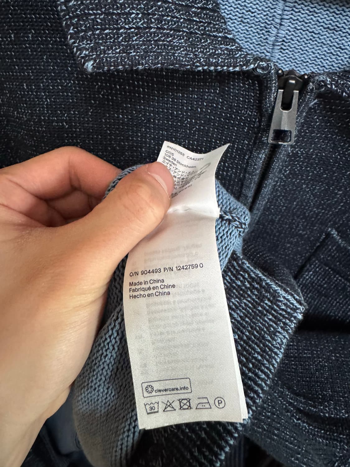 코스 (COS) 니트 풀집 자켓  상품이미지4