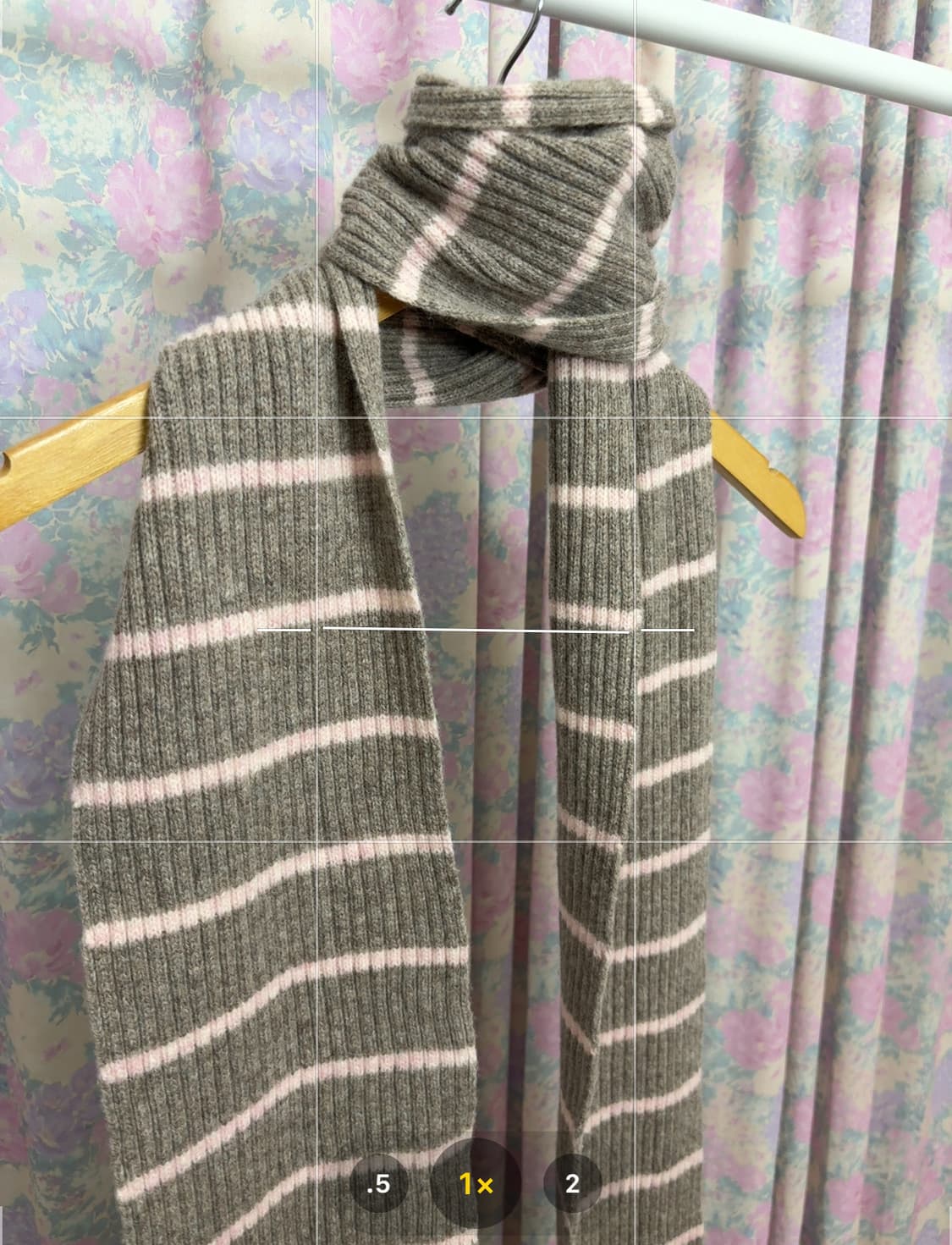 east boy 브라운 핑크 스트라이프 머플러 상품이미지9