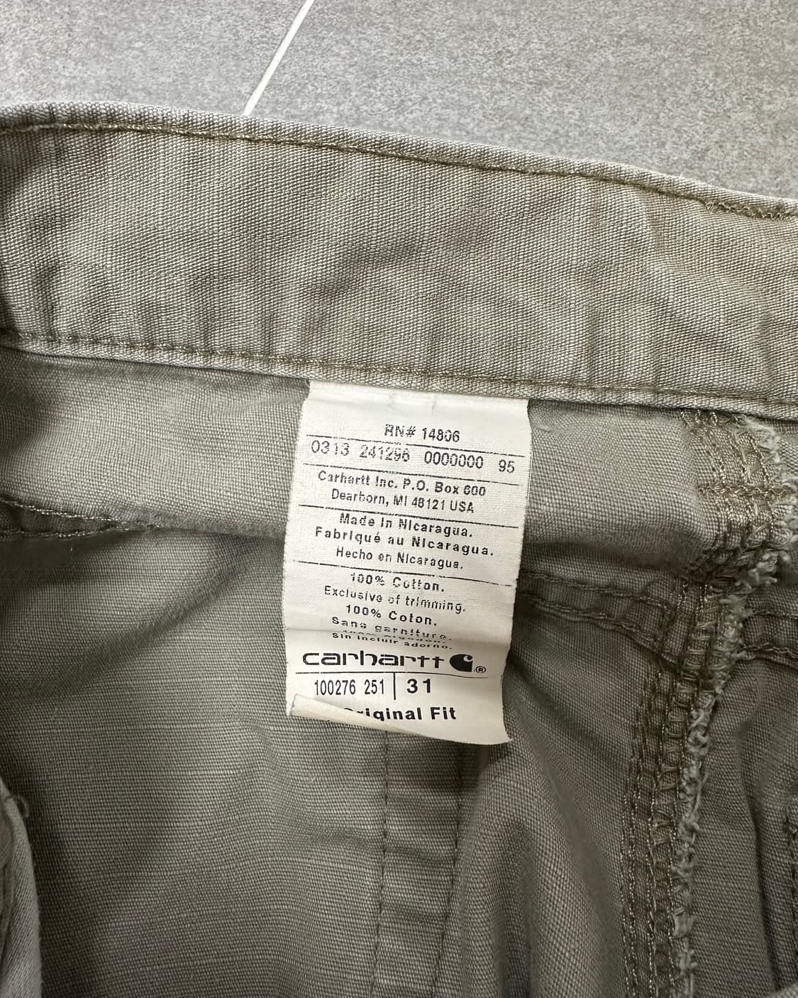 (허단39)칼하트 워크 반바지-M2105 상품이미지4