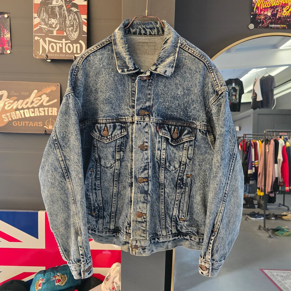 리바이스 Levi’s 데님 자켓 애시드 워시 빈티지 상품이미지1