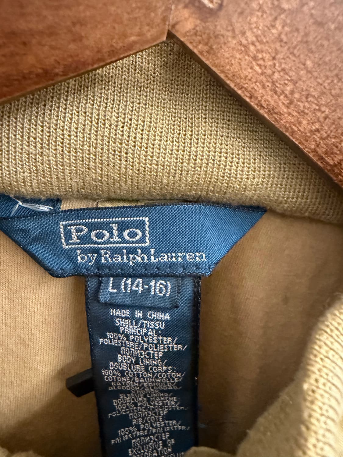 N198. 폴로 랄프로렌 베이지 페리자켓 상품이미지2