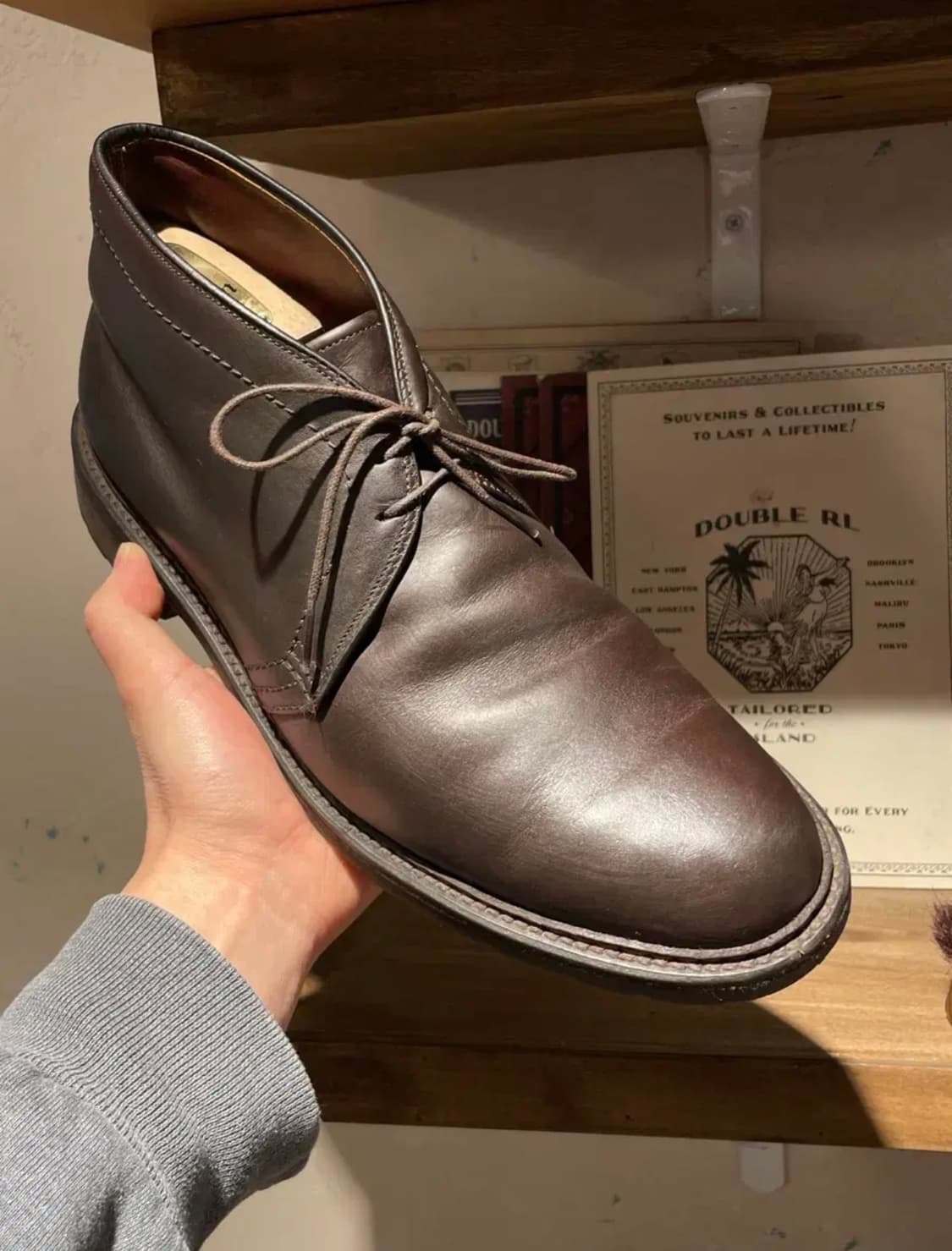 Alden 알든 다크브라운 처카부츠 10D 상품이미지3