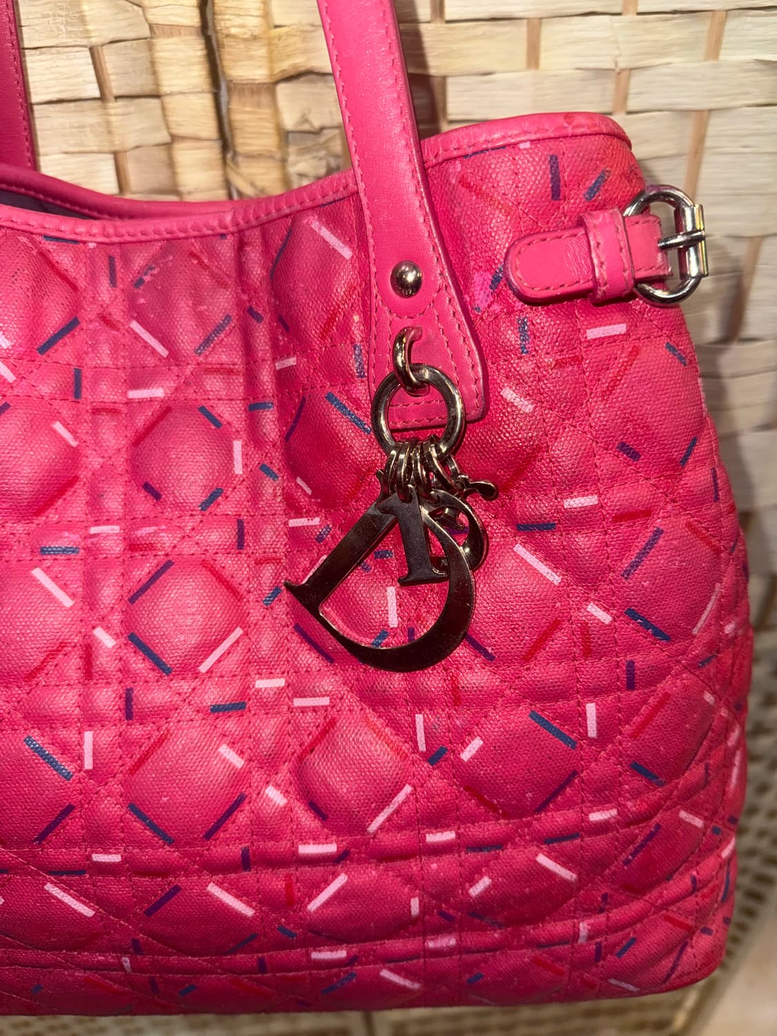 정품 디올 까나쥬 쇼퍼백 팝니다 상품이미지2