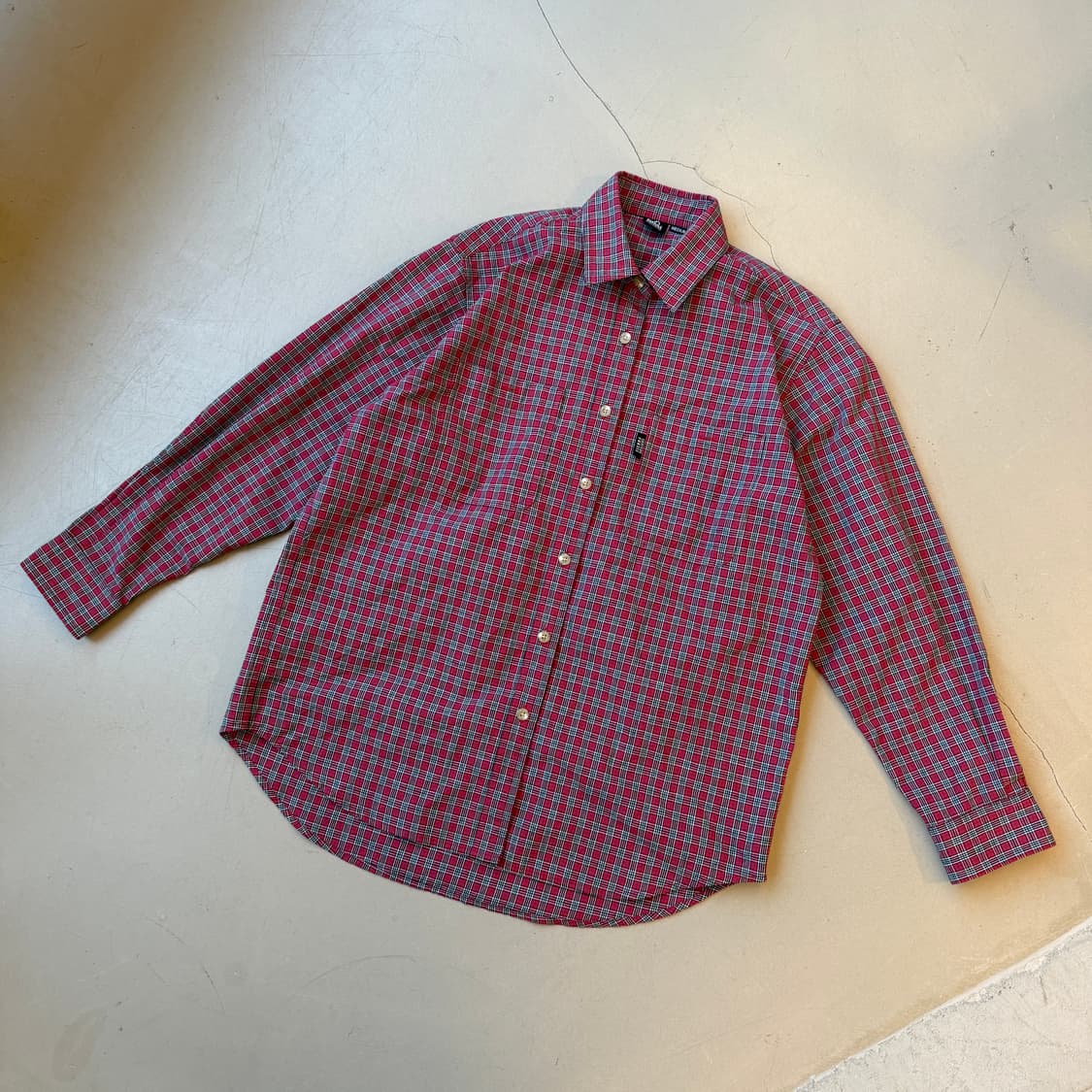 시에라 디자인 체크 셔츠 상품이미지1