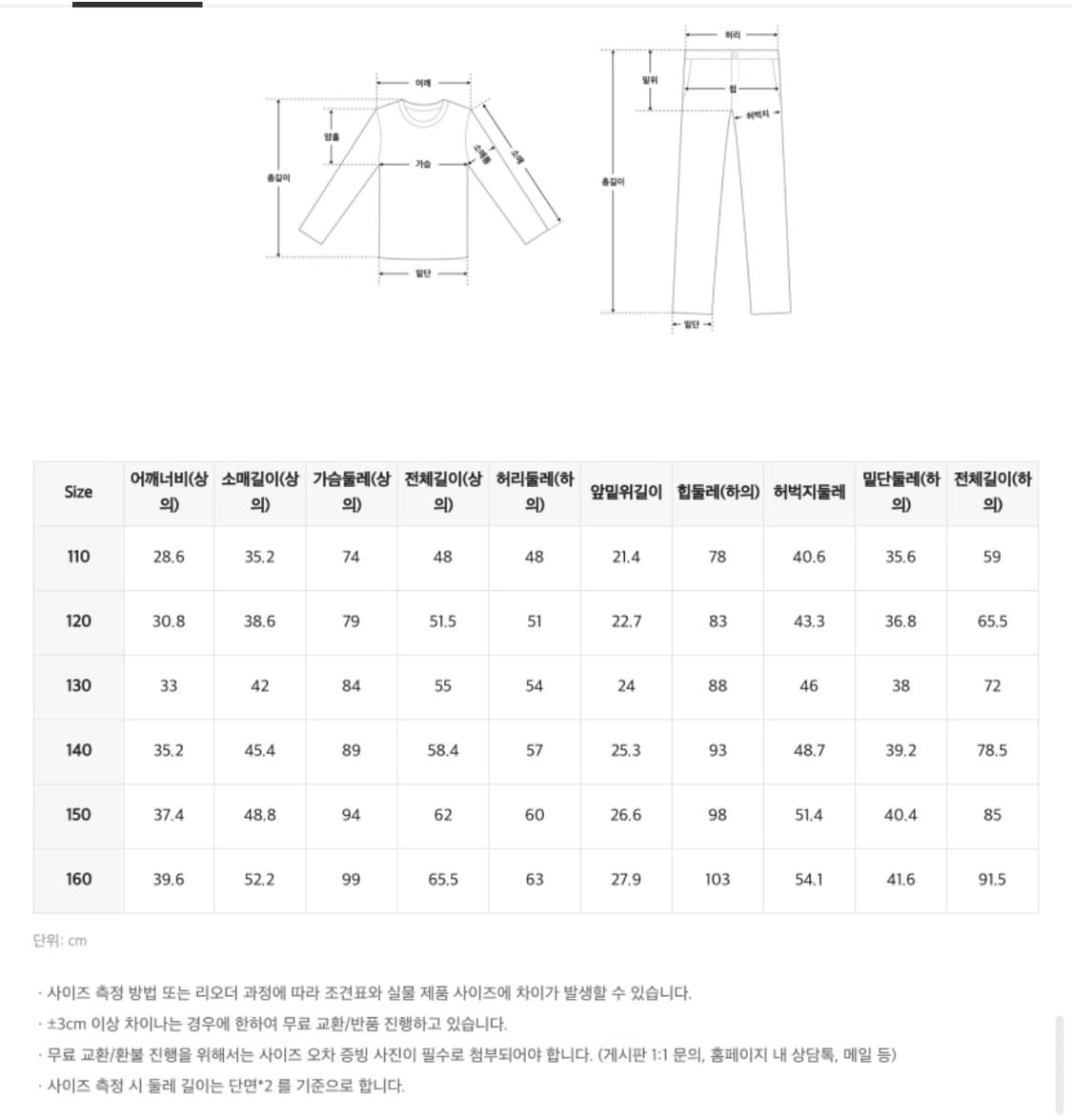 스파오 짱구는 못말려 짱구 유리 토끼 핑크 잠옷 파자마 상품이미지4