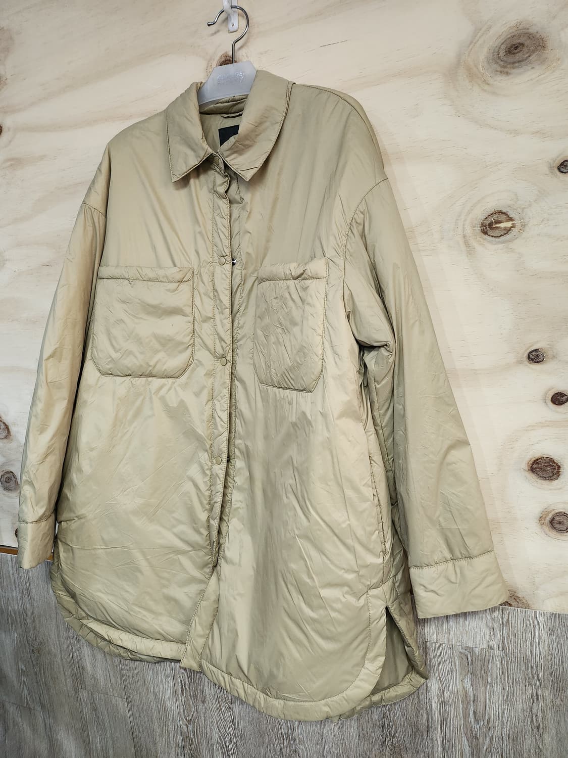 493) 자라 ZARA 오버핏 경량 패딩 상품이미지3