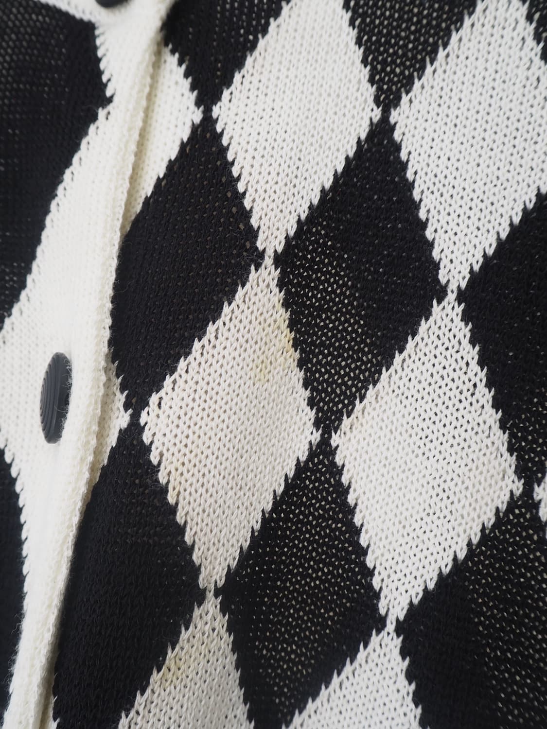 LES HALLES argyle pattern cardigan  상품이미지6