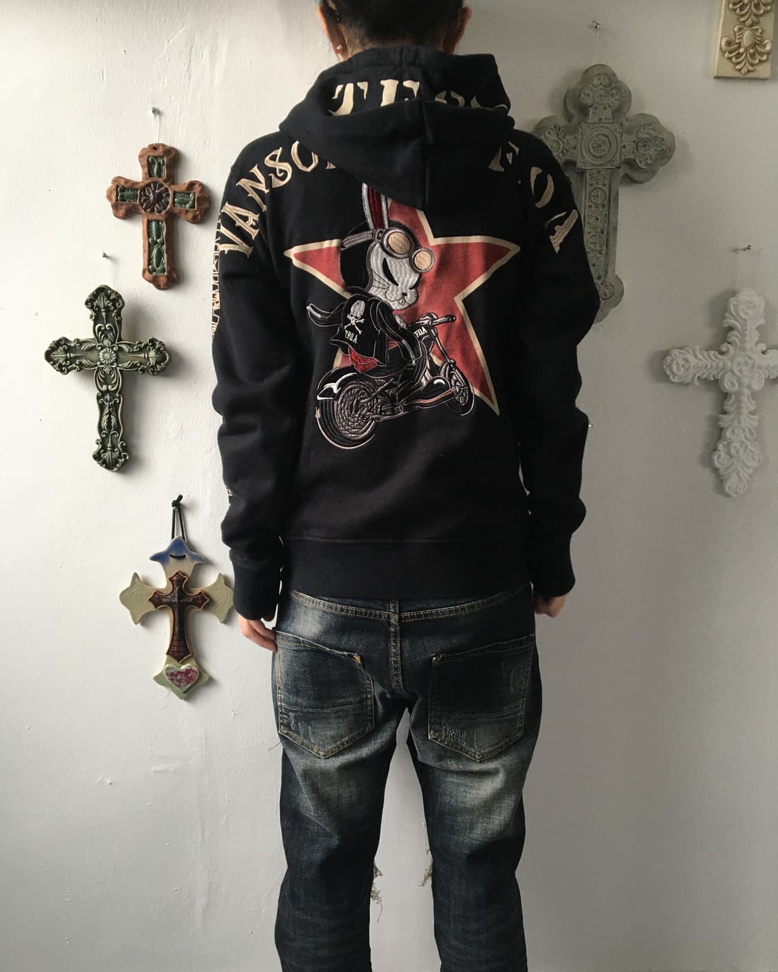 Vanson x tfoa hood zip up 상품이미지6