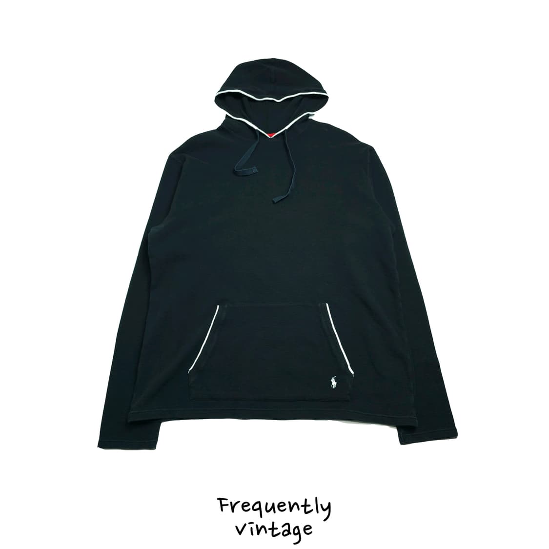 [택포]폴로 와플 후드 티셔츠 XL 상품이미지1