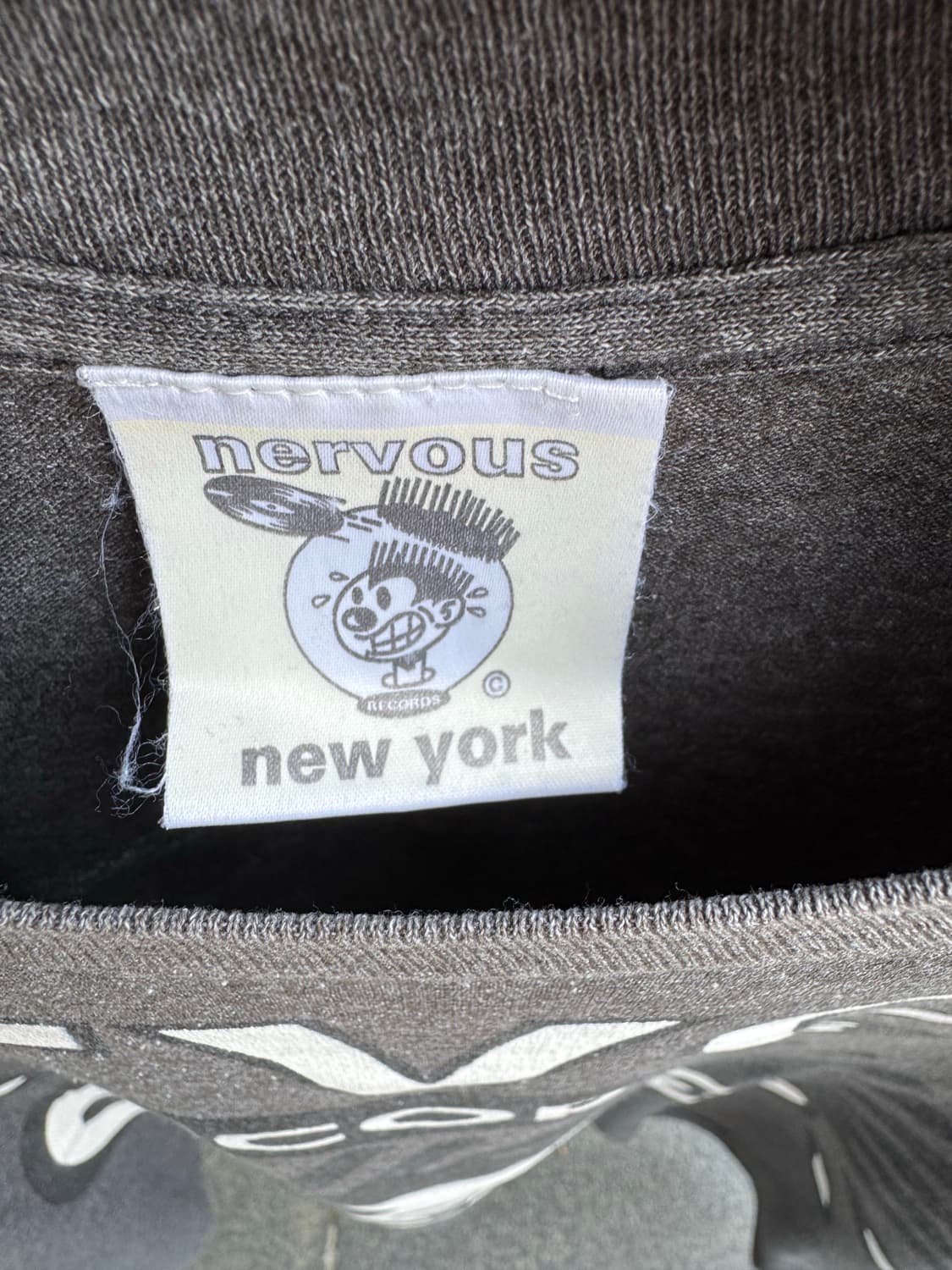 90s 너버스레코즈 티셔츠 상품이미지3