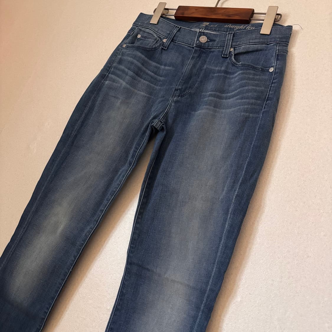 세븐진 27 맨카인드 청바지 슬림 스트레이트 스판 데님 정품 미국  상품이미지8