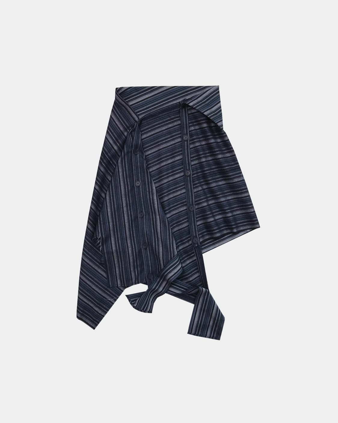 0tape 공테잎 스트라이프 레이어드 스커트 상품이미지1