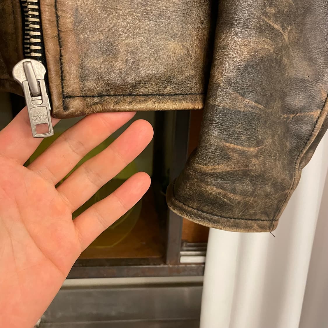 Human Being 소가죽 자켓 상품이미지4