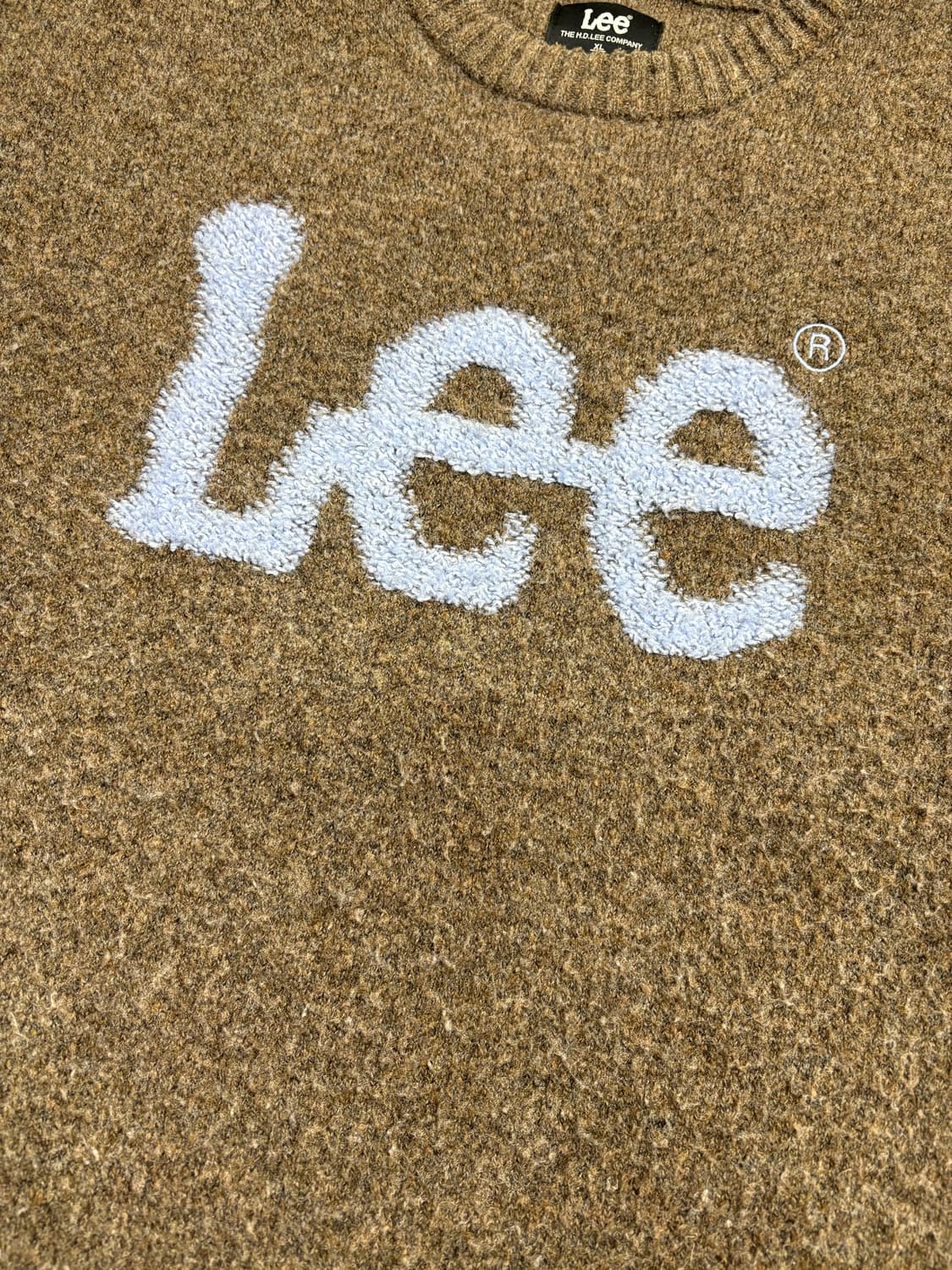 리 부클 빅 트위치 로고 니트 초콜렛 상품이미지6