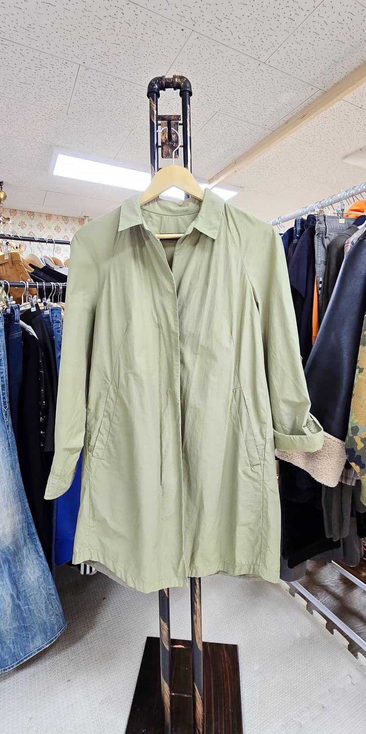 [S] 리스트 카키 셔츠형 바람막이 자켓 상품이미지1