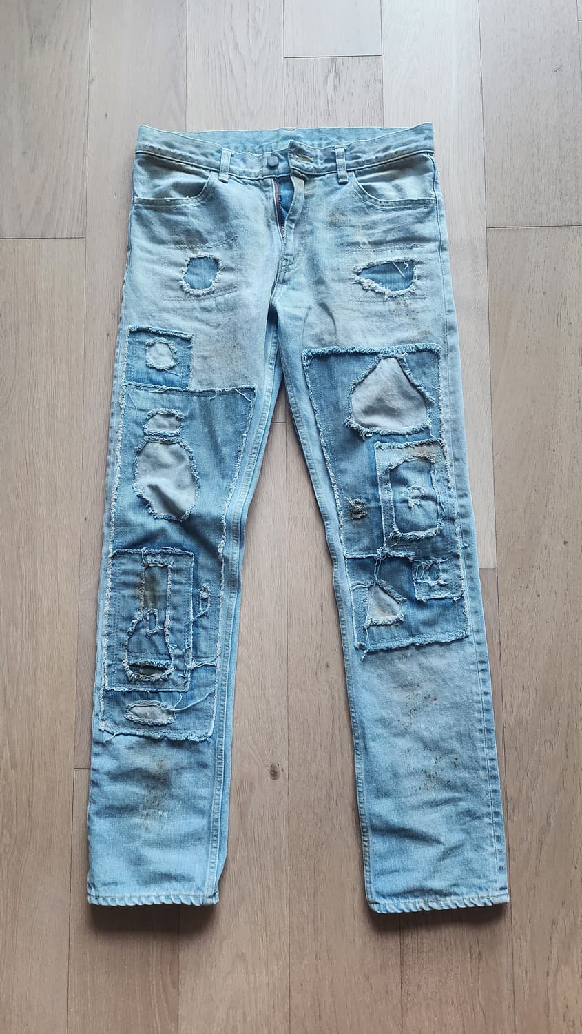 n.hoolywood 10ss 리페어 데님 팬츠 38 상품이미지1