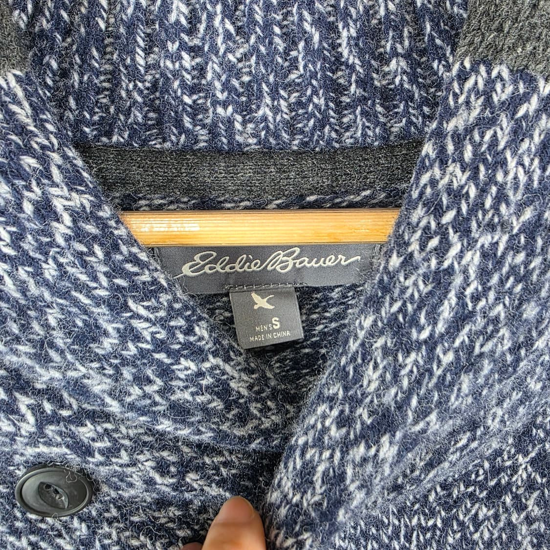  Eddie Bauer 숄카라 니트 상품이미지5