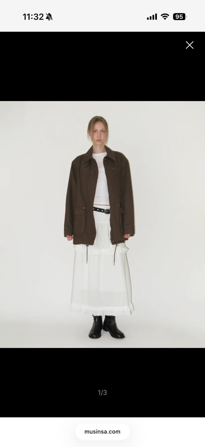 썬번프로젝트 오버사이즈 워크자켓 브라운 상품이미지1