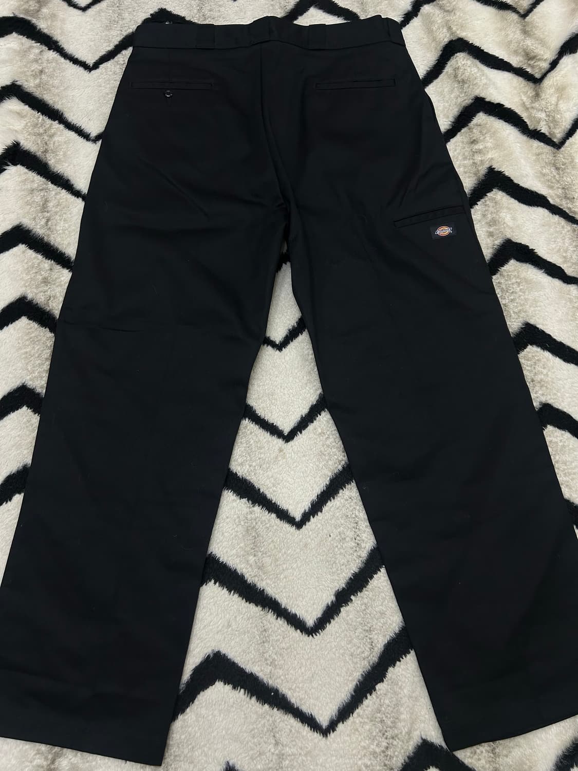 [38]디키즈 더블니 루즈핏 워크팬츠/블랙 상품이미지3