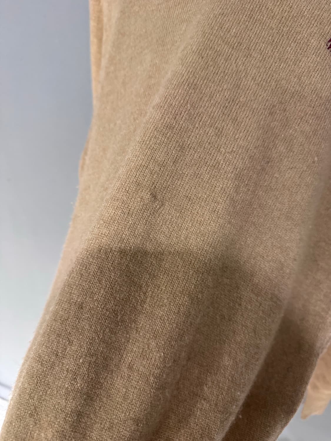 폴로랄프로렌 베이지 램스울 니트 상품이미지4