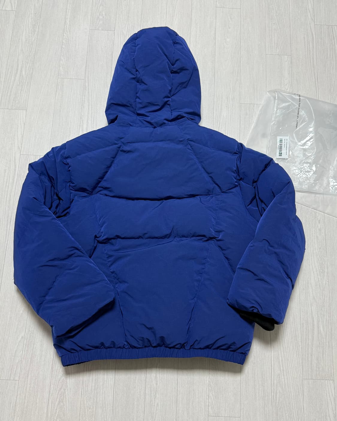 버던트 컷블럭 퀼팅 후드 패딩 점퍼 상품이미지3