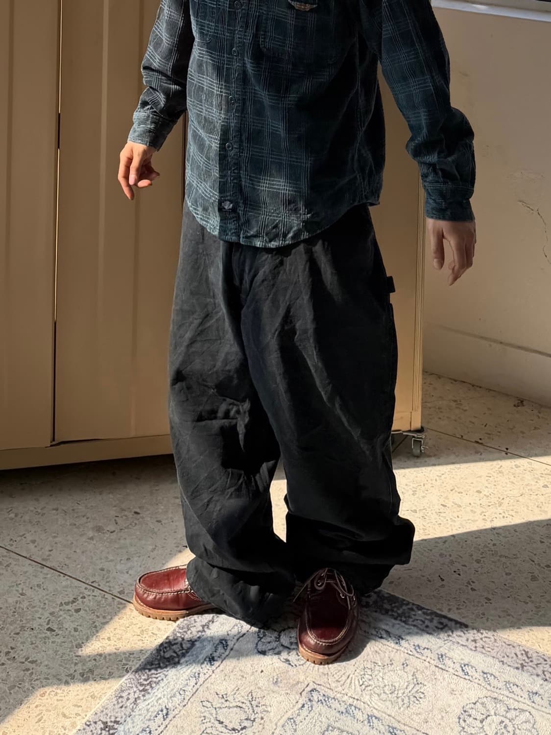 칼하트 카펜터 워크팬츠 블랙 상품이미지2