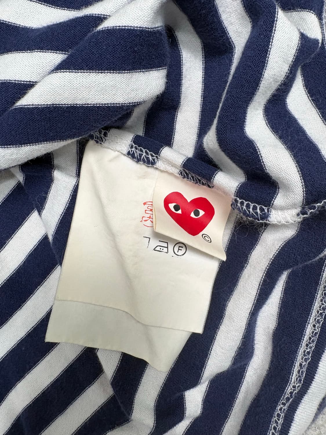 꼼데가르송 스트라이프 긴팔티 상품이미지5