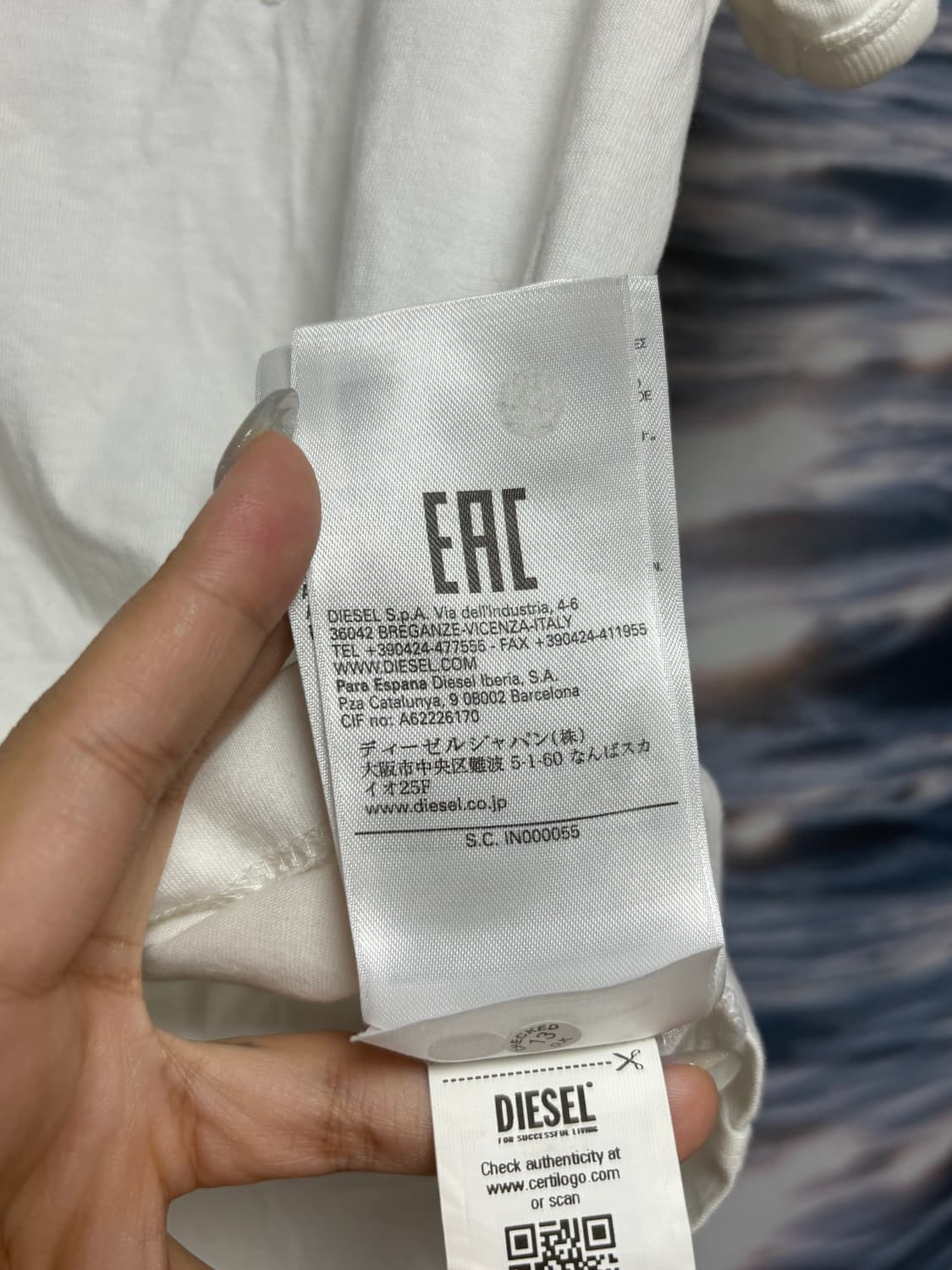 Diesel logo t-shirt 상품이미지3