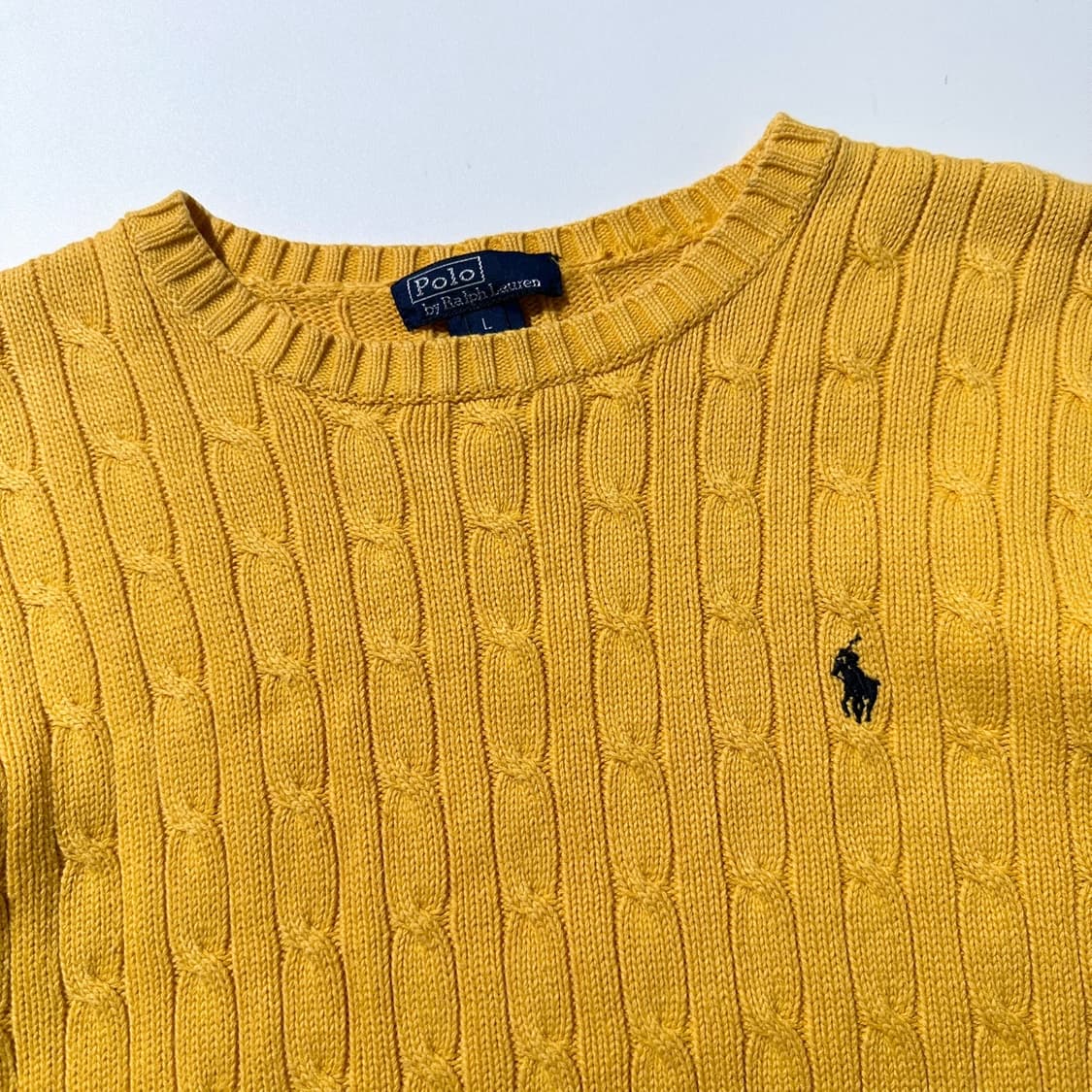 폴로 랄프로렌 케이블 라운드 니트 상품이미지3