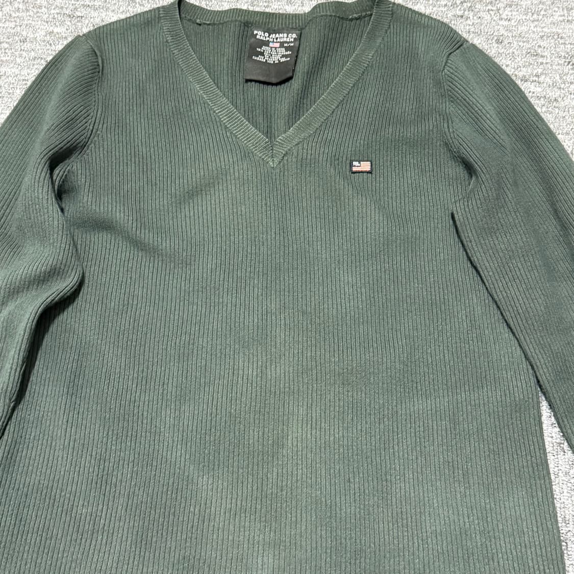 빈티지 폴로 진스 랄프로렌 v넥 | 여성 M 상품이미지7