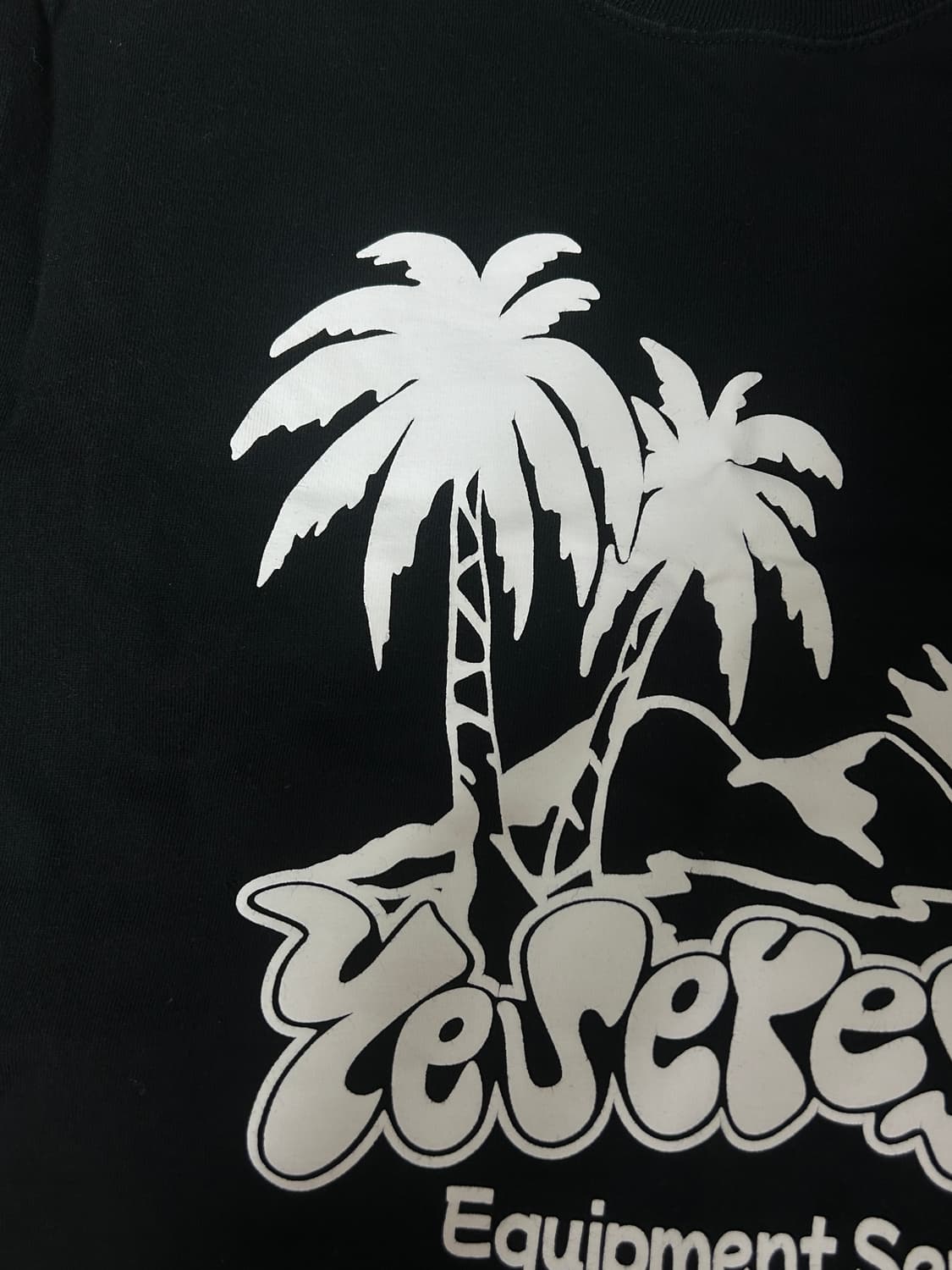 예스아이씨 palm tree 검정 반팔 s  상품이미지3