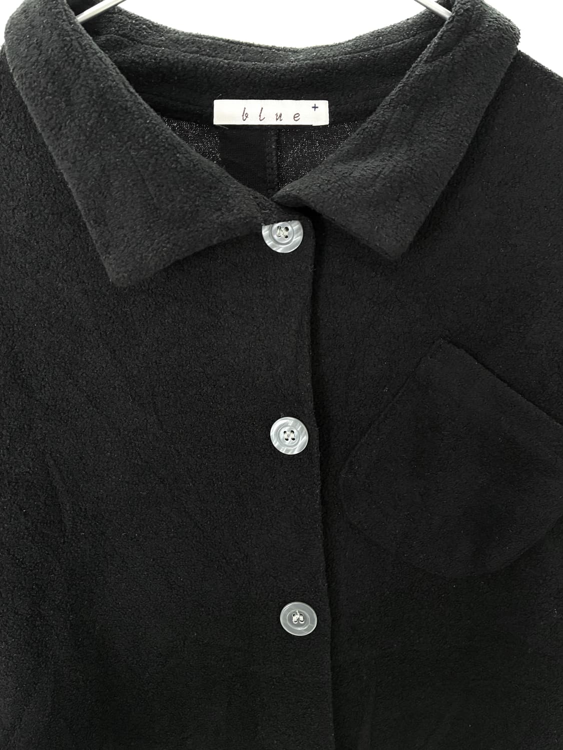 black back button knit shirt 상품이미지3
