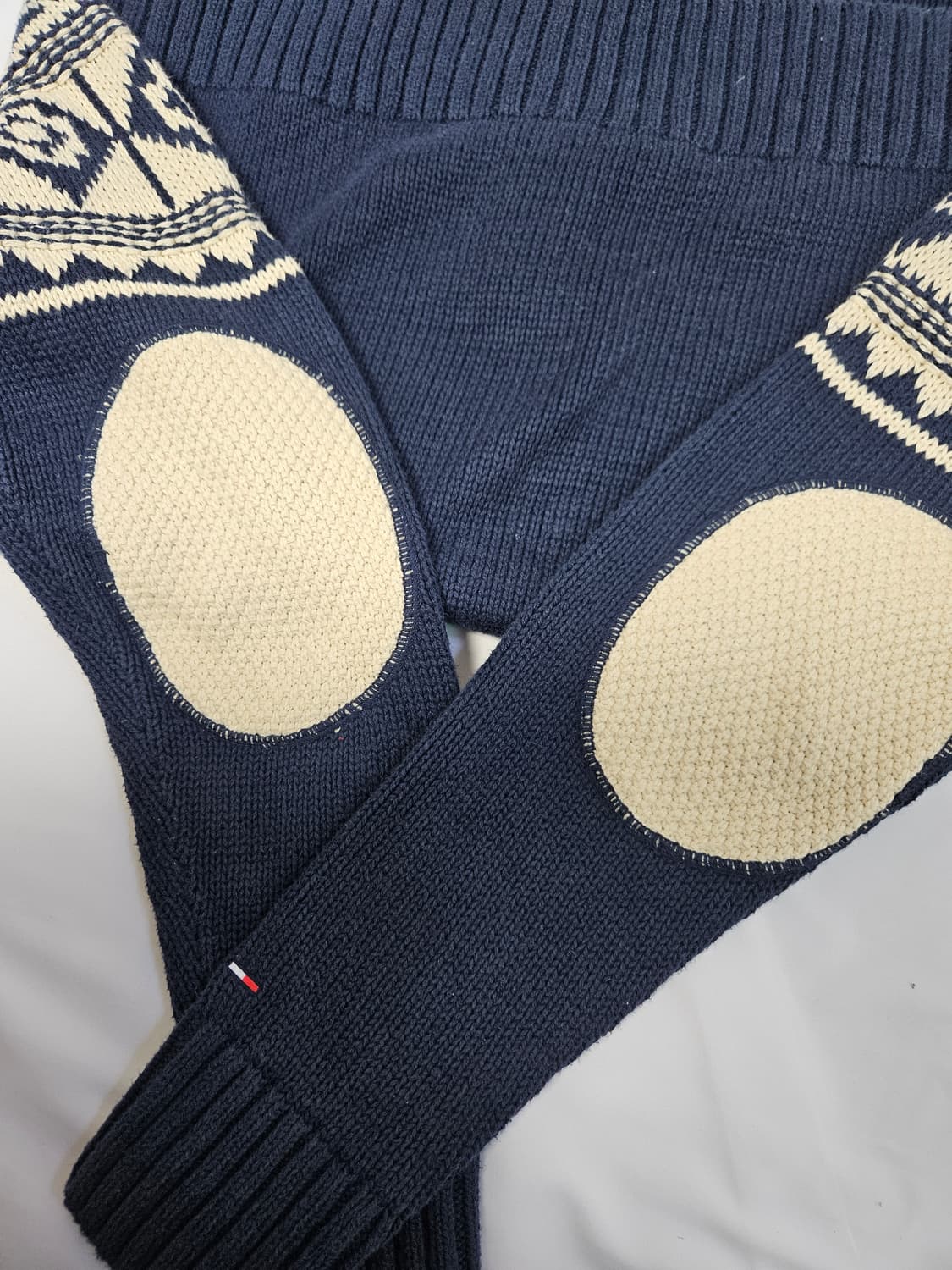 타미힐피거 미국 노르딕 니트 클래식 케이블 스웨터 남성 XL 상품이미지6