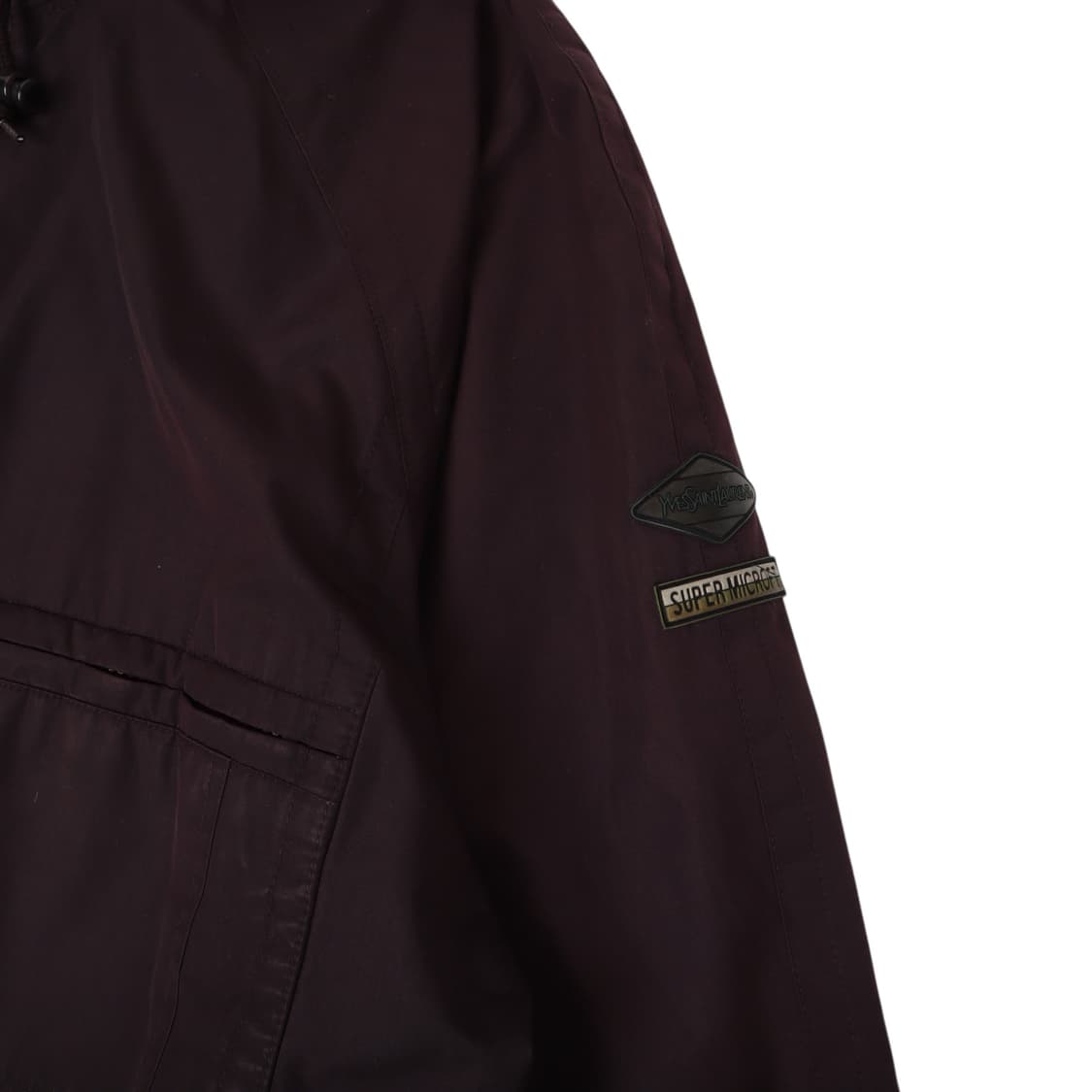 입생로랑 딥퍼플 수퍼 마이크로프트 구스 후디드 다운자켓 패딩 상품이미지4