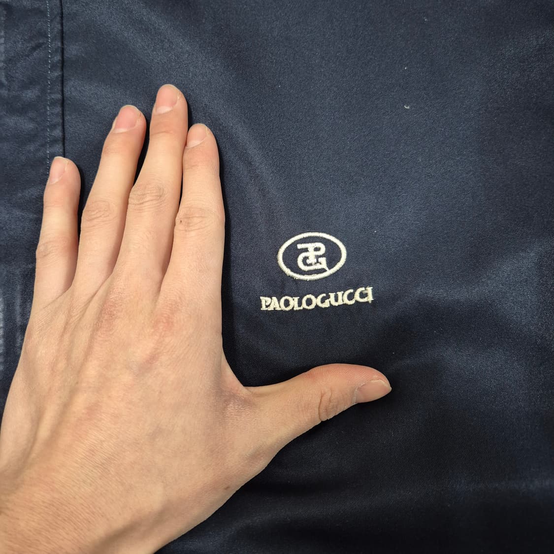 파올로구찌 카라 바람막이 자켓 XL(105) 상품이미지4