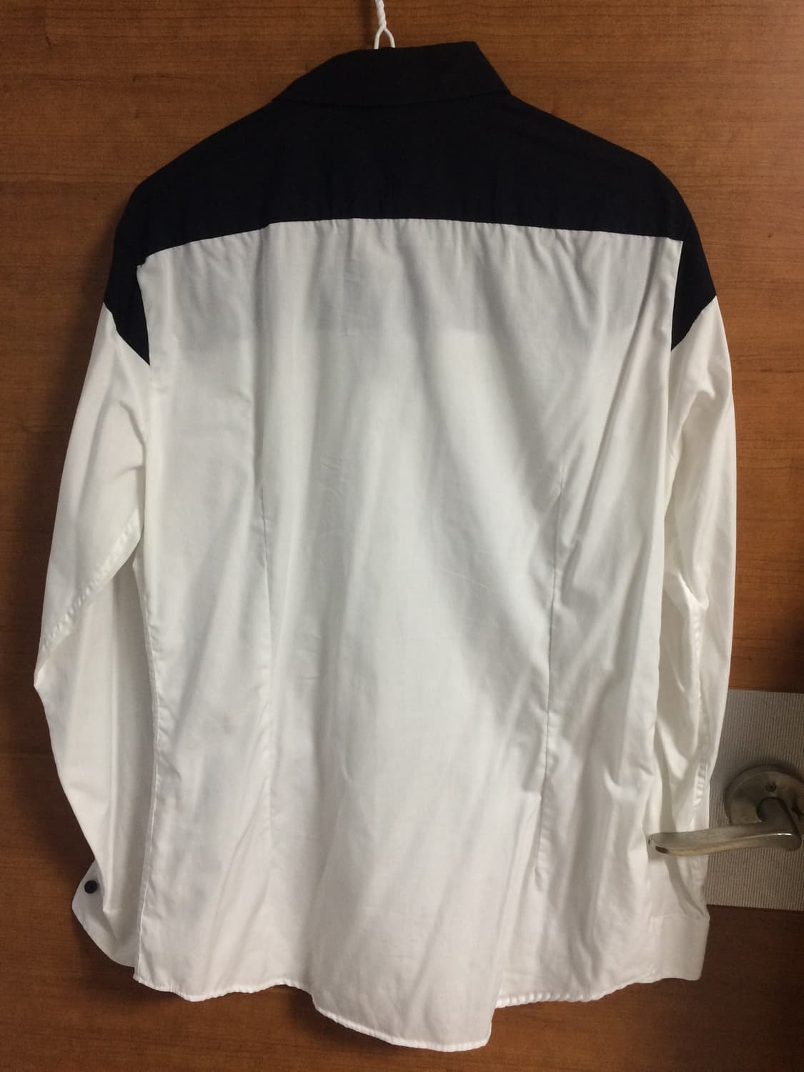 블랙 화이트 패턴 셔츠 상품이미지3