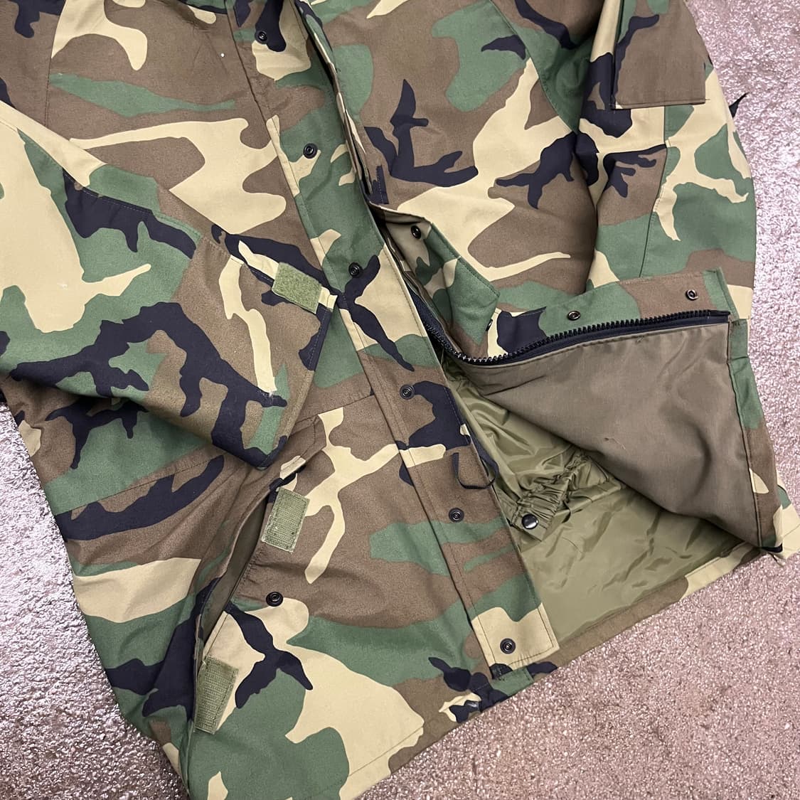 90s 미군 우드랜드 고어텍스 자켓 (M/XS) 상품이미지4