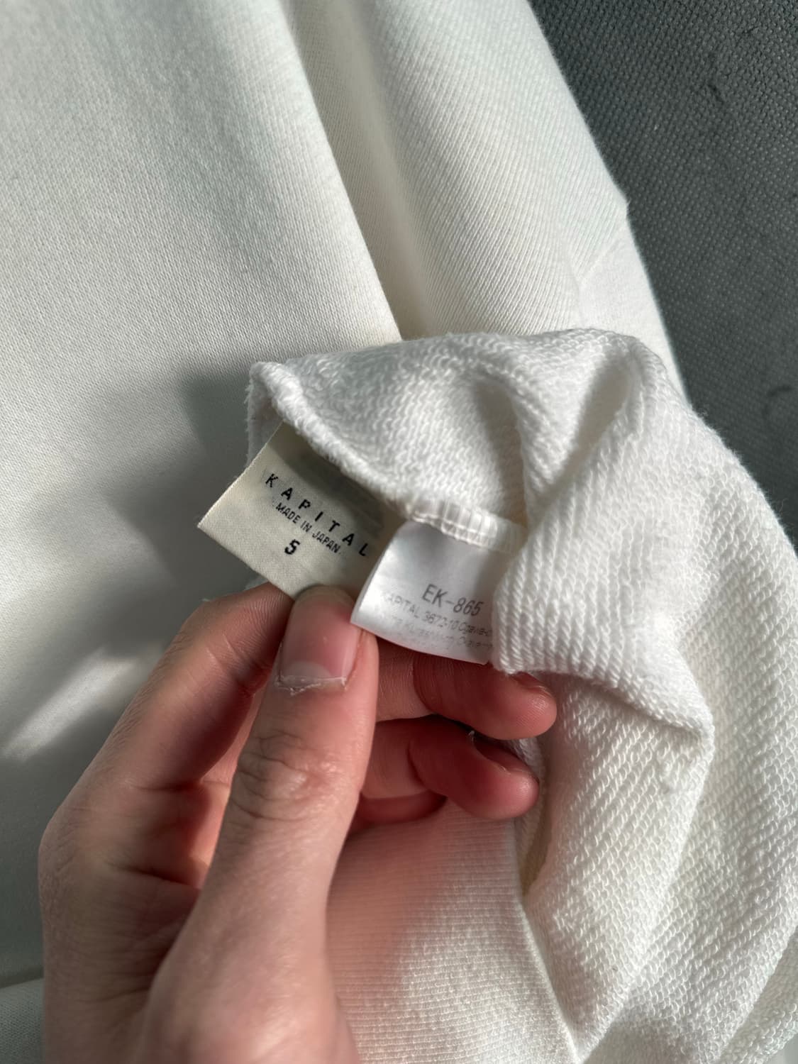 캐피탈 스마일 맨투맨 스웻셔츠 5사이즈  상품이미지4