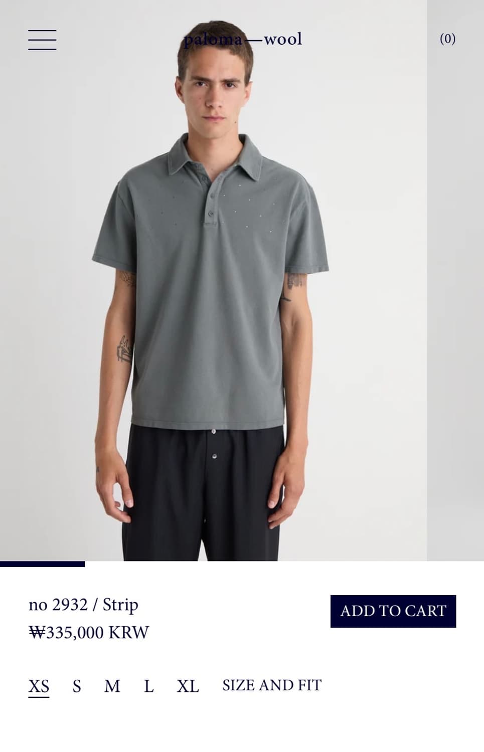 (M,L,XL) 팔로마울 No.2932 Strip 스트립 폴로 셔츠 상품이미지6