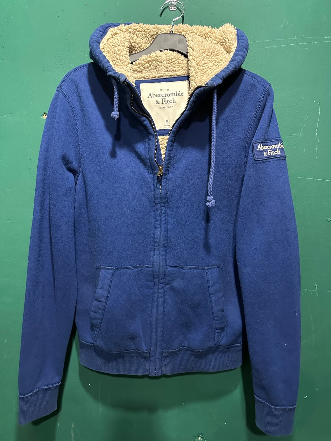 아베크롬비 양털 후드집업 M 상품이미지1