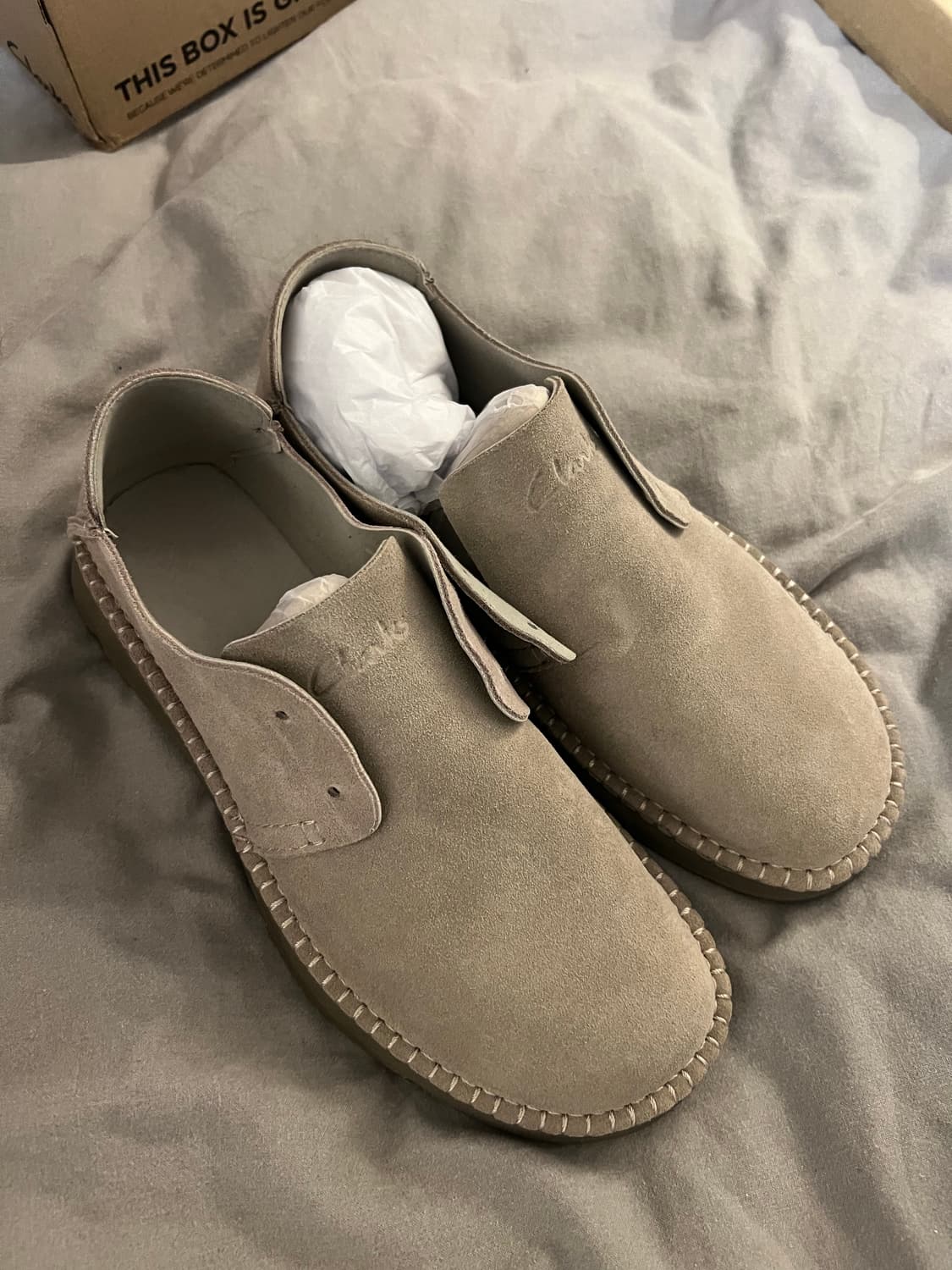 클락스 스니커즈 샌드그레이 260 새제품 상품이미지6