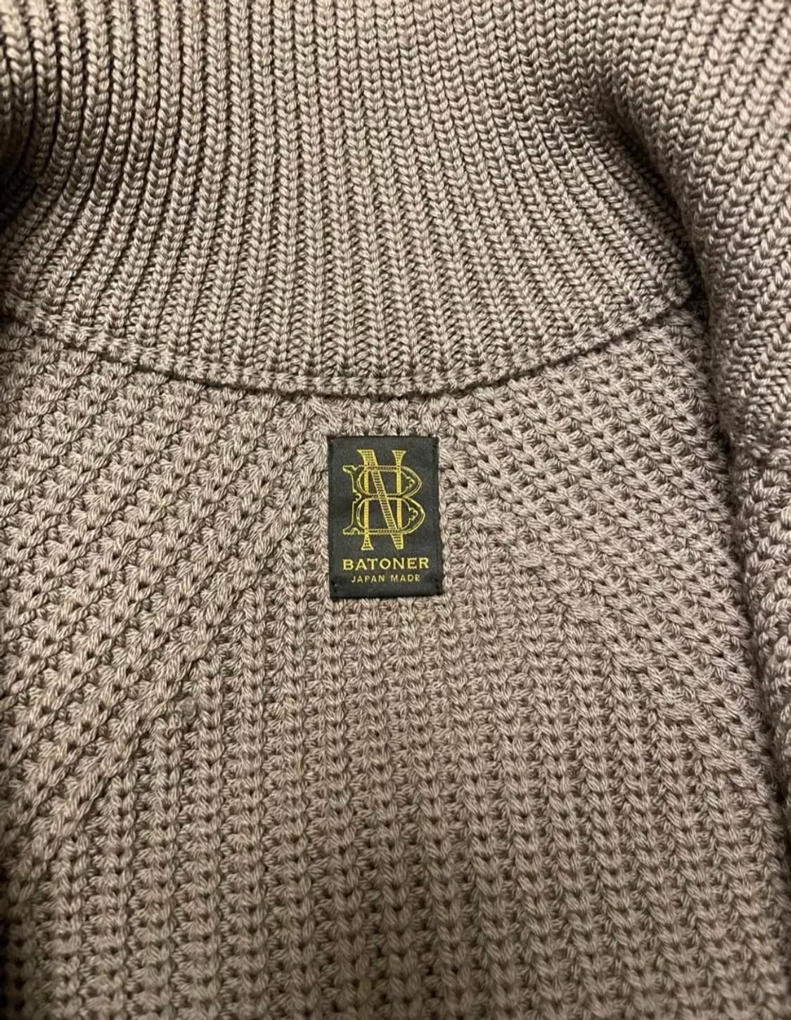 바토너 FW23 시그니처 드라이버 니트 월넛 3사이즈 상품이미지3