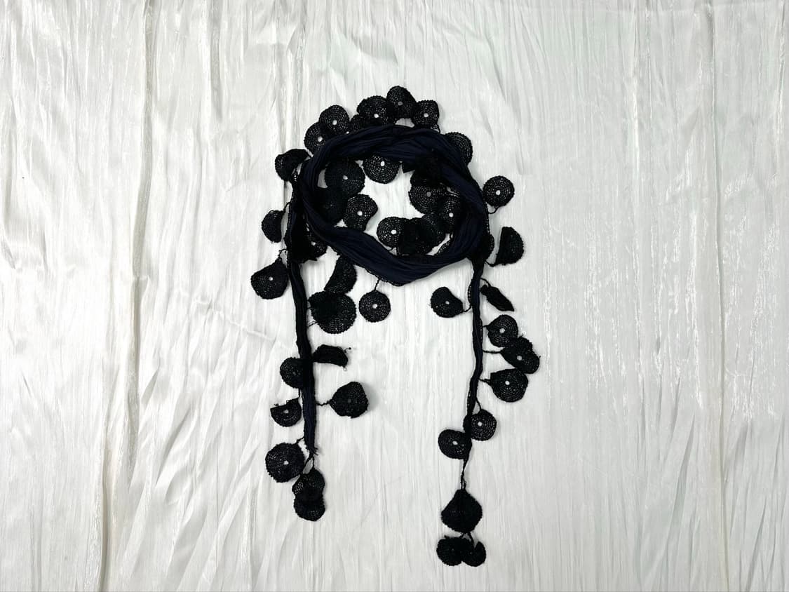 Vintage Flower Tassel Scarf 상품이미지2