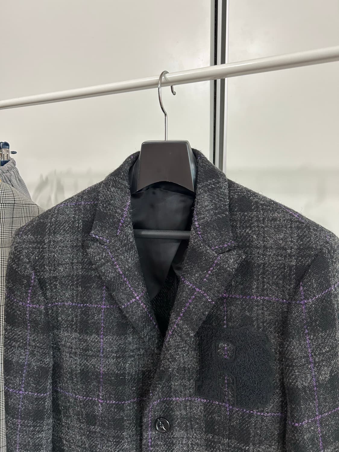 라프시몬스 울 부클 패치 블레이저 상품이미지2