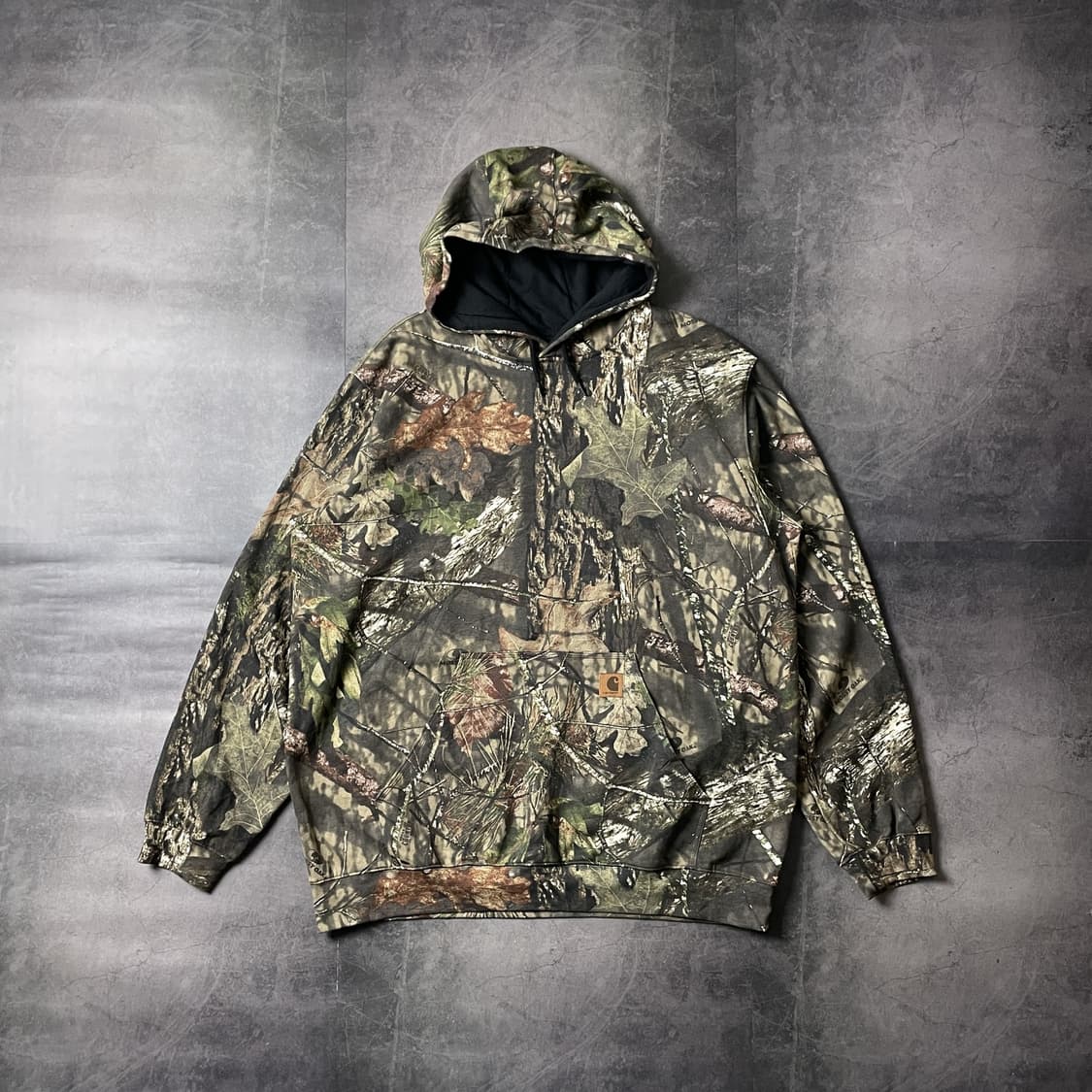 CARHARTT 칼하트 빈티지 카키 패턴 코튼 후드티 A00431 상품이미지4