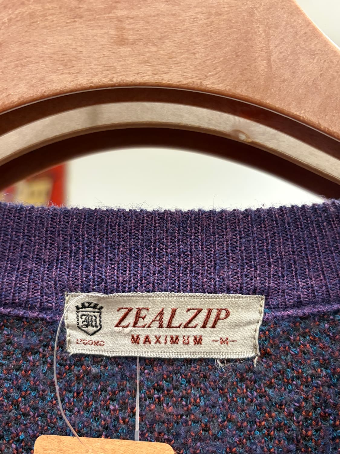 Zealzip 빈티지 멀티 컬러 케이블 니트 상품이미지6