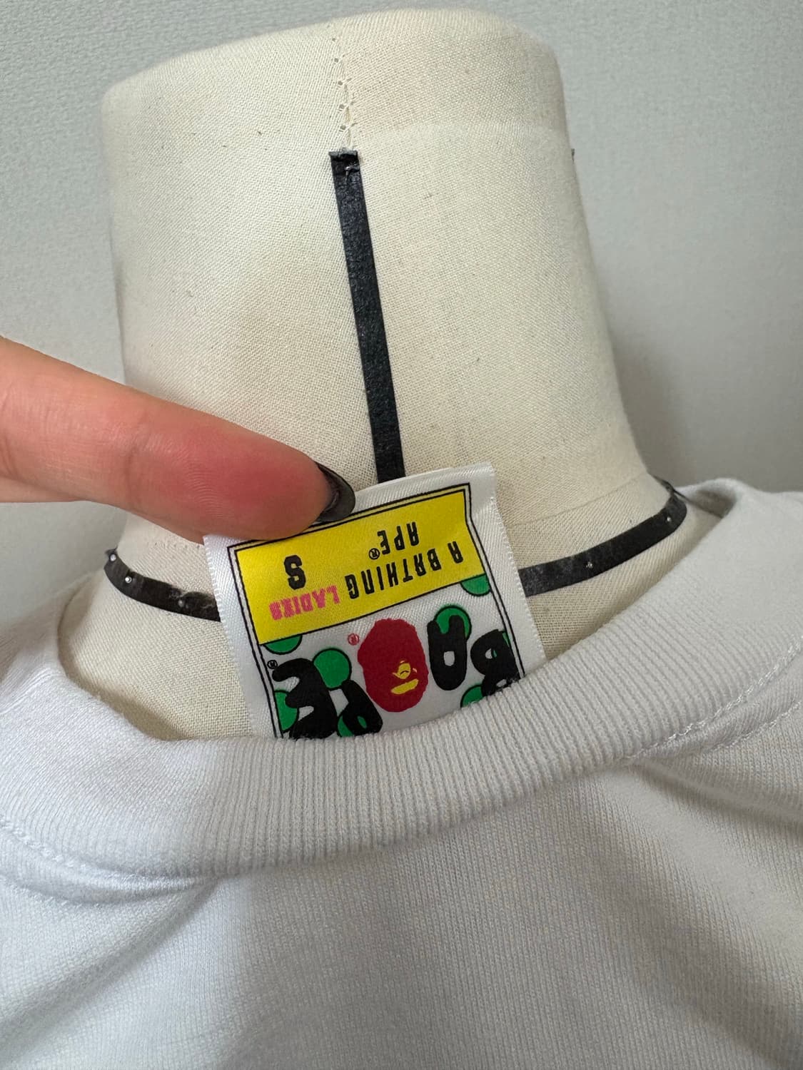 베이프 bape 반팔 S 블루로고 상품이미지4