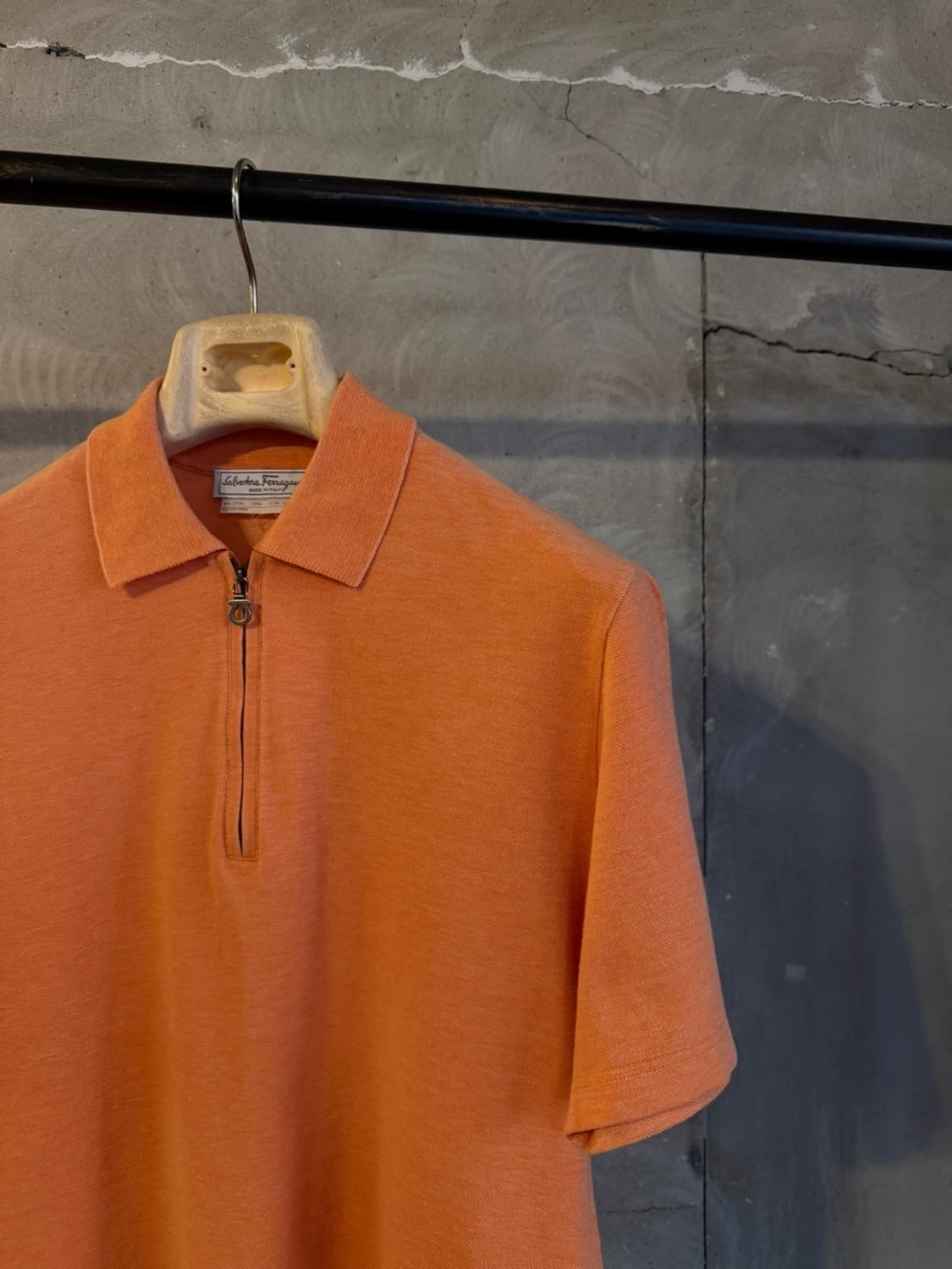 페레가모 클래식 짚업PK티셔츠 남성100 상품이미지5