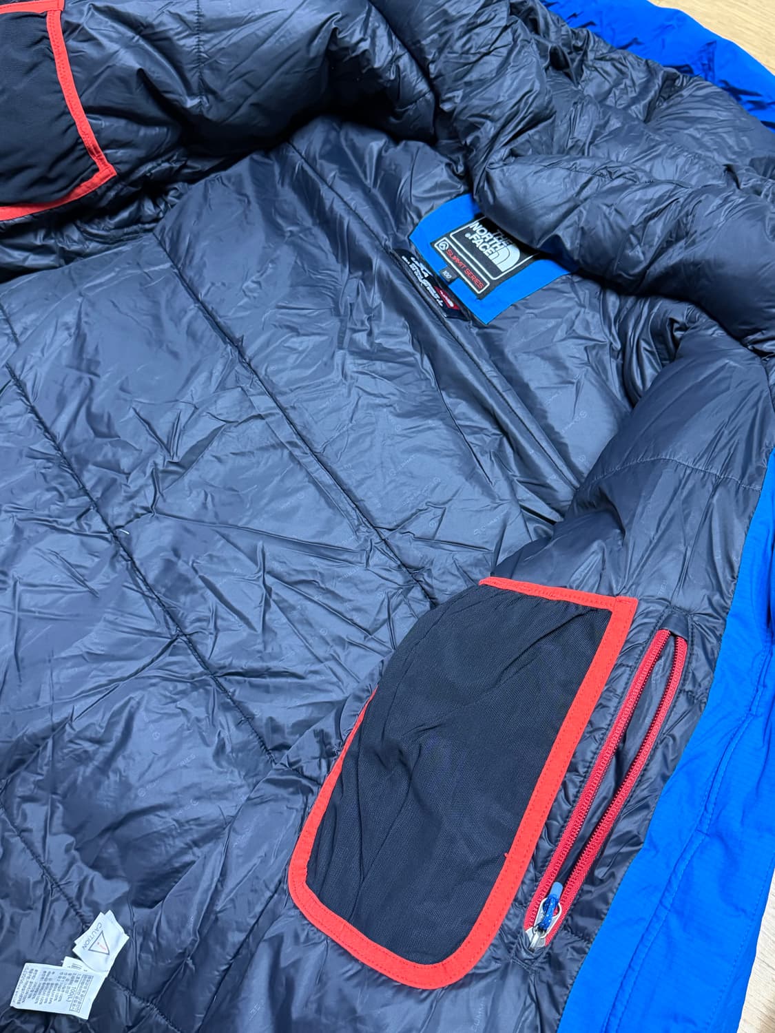 노스페이스 히말라야 써밋 패딩 블루 HyVent Alph 상품이미지5