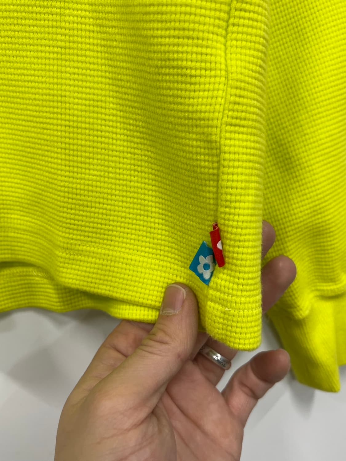 반디더핑크 헤리티지 빅로고 써멀 긴팔 티셔츠 상품이미지3